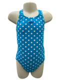 Speedo Medalist One Piece - Blue Polka Dots