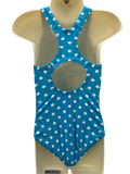 Speedo Medalist One Piece - Blue Polka Dots