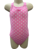 Speedo Medalist One Piece - Pink Polka Dot