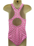 Speedo Medalist One Piece - Pink Polka Dot