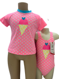 Speedo Sun Top & Tog Set - Beach Scene