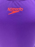 Speedo Medalist One Piece - Purple (Fluro Orange)