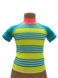 Speedo Sun Top (Short Sleeve) - Stripey