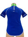 Speedo Sun Top (Short Sleeve) - Logo Blue/Green