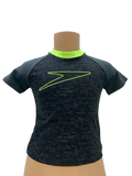 Speedo Sun Top (Short Sleeve) - Black Map