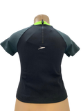 Speedo Sun Top (Short Sleeve) - Black Map