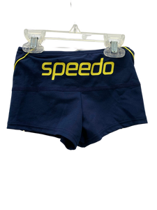 Speedo Aquashorts - Logo (Navy/Yellow)