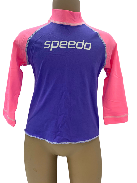 Speedo Sun Top (Long Sleeve) - Purple/Pink