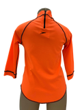 Speedo Sun Top (Long Sleeve) - Logo Fluro Orange/Black