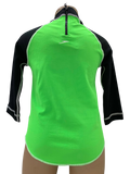 Speedo Sun Top (Long Sleeve) - Logo Green/Black