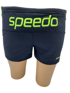 Speedo Aquashort - Logo (Navy/Yellow)