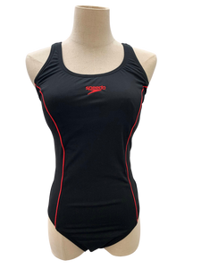 Speedo Womens Leaderback One Piece - Black (Underwire DD Cup)