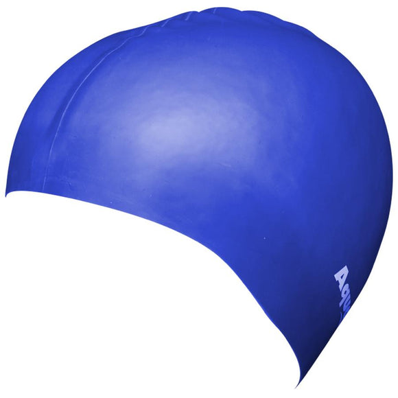 Aqualine Silicone Swim Cap - Royal Blue